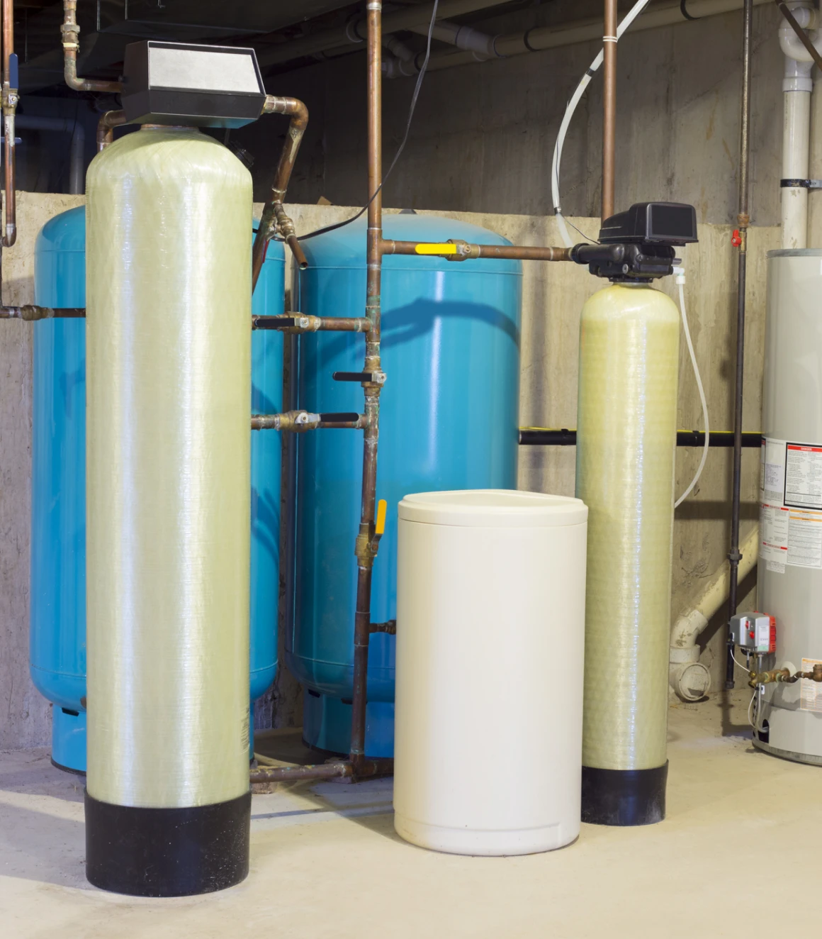 Residential water treatment equipment